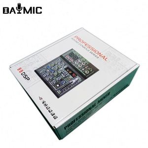 Interface audio USB QIHANG, console de <span class=keywords><strong>mixage</strong></span> audio 4 canaux, studio à domicile, enregistrement sur ordinateur, 99 effets DSP, OEM <span class=keywords><strong>GRATUIT</strong></span> - Product Image 4