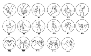 Đồ Trang Sức Thời Trang Thép Không Gỉ Tùy Chỉnh Vòng Tròn Cử Chỉ Tay Vòng Cổ Ngôn Ngữ Ký Hiệu Vòng Cổ Chị Em Người Bạn Tốt Nhất Vòng Cổ - Product Image 4