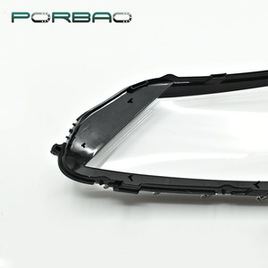 PORBAO Copertura Trasparente in Vetro con Bordo Nero per Faro Anteriore <span class=keywords><strong>Passat</strong></span> B7 - Product Image 6