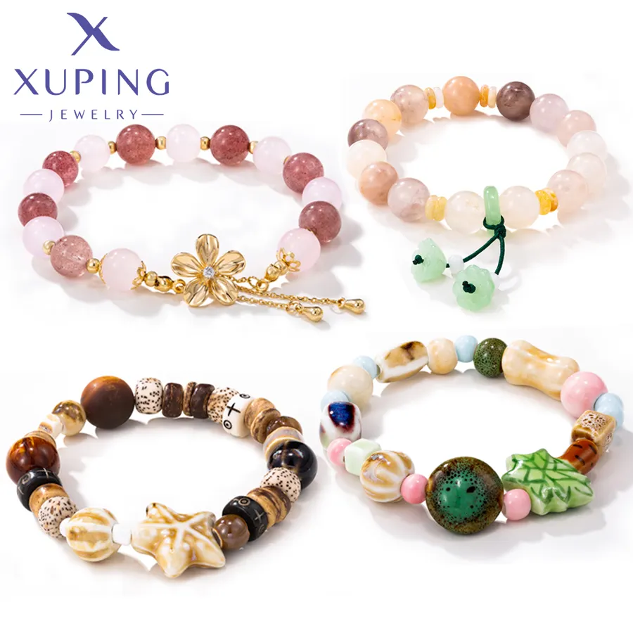 Perles Bracelets Collection XUPING Bijoux Élégant Fine Charme Bracelets Bijoux De Mode Pierre Bracelets Femmes