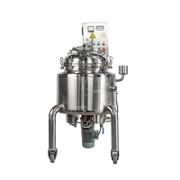 Cuve de mélange magnétique verticale sans joint, réacteur de mélange sanitaire en acier inoxydable à agitation magnétique