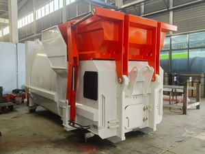 Station de compression mobile de 6 à 18 m³ équipée d'un camion à benne basculante Dongfeng – Vente directe usine de compacteurs de déchets - Product Image 3