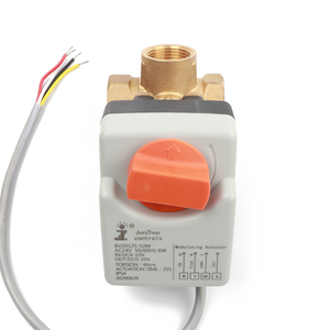 2 yollu 3/4 ''pirinç 0-10V orantılı elektrikli aktüatör küresel vana akış kontrol cihazı - Product Image 6