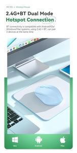 Office <b>Mouse</b> Wireless Souri Mause Kablosuz 2.4G Wireless Mute <b>Mouse</b> for Computer - Product Image 6