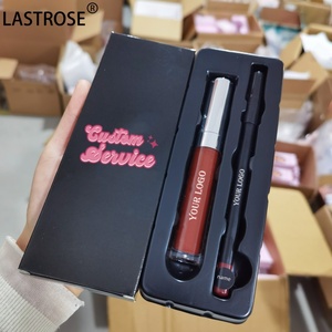 Venta al por mayor mate lápiz labial líquido y delineador de labios Kit de maquillaje regalo impermeable brillo de labios conjuntos de labios - Product Image 6