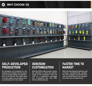 Siyah deri tam parmak bisiklet eldiveni Shunyu profesyonel CE sertifikalı nefes kaymaz spor dokunmatik ekran fabrika doğrudan - Product Image 5