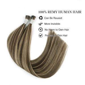 Extensiones de Cabello Humano I-Tip de Lujo Europeas de Doble Trama con Queratina Pre-Adherida, Cabello I-Tip con Cutícula Natural, ¡Venta Caliente! - Product Image 3