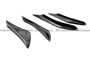 Ailettes de pare-choc avant en Fiber de carbone, pour Veloster Turbo, 4 pièces - Product Image 6