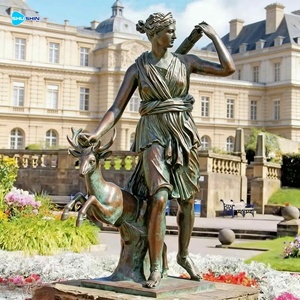 Scultura Classica Mitologica Romana in Bronzo di Diana <span class=keywords><strong>la</strong></span> Dea Cacciatrice per <span class=keywords><strong>Arte</strong></span> e Collezionismo - Product Image 5