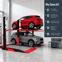 Système de stationnement vertical pour SUV, élévateur hydraulique à deux niveaux pour villas privées et garages familiaux