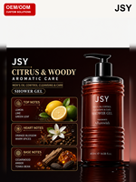 Gel Douche Homme 400ml OEM ODM Marque Privée, Parfum Agrumes Boisé, Contrôle du Sébum, Nettoyant, Parfum Longue Durée, Lavant Corporel pour Hommes