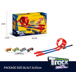 Set <span class=keywords><strong>de</strong></span> <span class=keywords><strong>Pista</strong></span> <span class=keywords><strong>de</strong></span> <span class=keywords><strong>Carreras</strong></span> Combinado: <span class=keywords><strong>Pista</strong></span> <span class=keywords><strong>de</strong></span> Tres Anillos, Coche <span class=keywords><strong>de</strong></span> <span class=keywords><strong>Carreras</strong></span> Pequeño, Juguete <span class=keywords><strong>de</strong></span> <span class=keywords><strong>Carreras</strong></span> Deslizante <span class=keywords><strong>de</strong></span> Aleación para Niños - Product Image 5