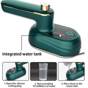 Mini <span class=keywords><strong>Plancha</strong></span> <span class=keywords><strong>de</strong></span> Vapor Portátil, Vaporizador <span class=keywords><strong>de</strong></span> <span class=keywords><strong>Ropa</strong></span>, <span class=keywords><strong>Plancha</strong></span> <span class=keywords><strong>de</strong></span> Vapor Micro <span class=keywords><strong>para</strong></span> Prendas, Planchado en Seco y Húmedo, Ligera y Fácil <span class=keywords><strong>de</strong></span> Transportar <span class=keywords><strong>para</strong></span> Viajes - Product Image 2