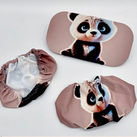 Housse de masque de ski personnalisée OEM avec impression par sublimation, protection en microfibre pour masque de snowboard, accessoires de sport pour lunettes de snowboard