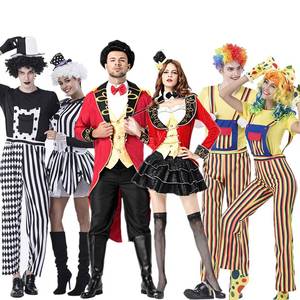 Costume d'Halloween pour femme adulte, tenue de scène pour spectacle de cirque, magicienne, domptrice, entraîneuse, clown, pour performance de groupe et ambiance cosplay - Product Image 2