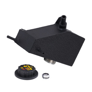 Depósito de refrigerante de aluminio negro para Ford Mustang 5.ª generación 3.7L, tanque de expansión con junta y montaje atornillable - Product Image 1
