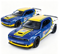 Modelo a Escala 1:24 del Auto Deportivo GT Racing 2018, Colección de Vehículos Fundidos a Presión