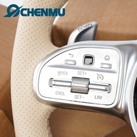 Volant sport pour Mercedes-Benz W213 W222 W166 Classe C Classe E Classe S GLE CLA GLS W211 W212 Cuir perforé blanc