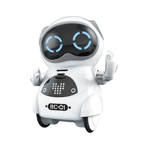 <span class=keywords><strong>Robot</strong></span> jouet interactif multifonctionnel intelligent pour enfants, mini sac de poche électrique, puzzle d'histoire, petit <span class=keywords><strong>robot</strong></span> en plastique à piles - Product Image 1