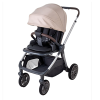 Poussette de voyage 3 en 1 ultra-légère, ultra-compacte, pliable d'une seule main en quelques secondes, adaptée aux avions, pour tout-petit