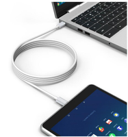 Cable de Datos de Carga Rápida 3A con Trenzado de Nailon, Tipo C a Tipo C, Compatible con USB PD, para Samsung Android, 1M, Macho a Macho