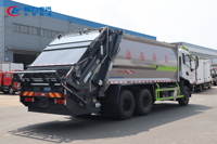 Camion compacteur de déchets Dongfeng 6x4, 15 tonnes, compresseur de déchets haute pression