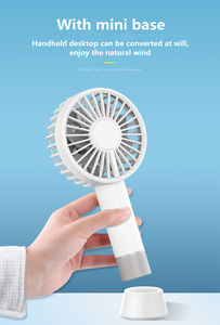 <span class=keywords><strong>Ventilateur</strong></span> de poche portable d'extérieur 2000 mAh avec batterie rechargeable de qualité A, type C, cinq vitesses, en plastique, pratique - Product Image 4