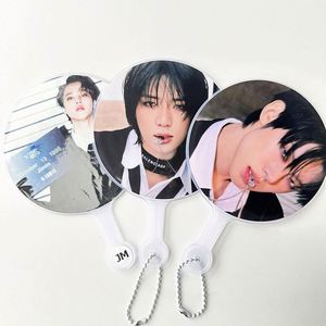 Mini Hand Fan Portable Handheld and Desktop <b>Plastic</b> Crafts <b>Pocket</b>-Sized for Convenience - Product Image 3