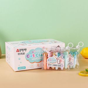 Mini resaltador de garra de gato en línea para estudiantes de escuela <span class=keywords><strong>primaria</strong></span> usan el marcador clave para recompensar pequeños <span class=keywords><strong>regalos</strong></span> para maestros. - Product Image 2