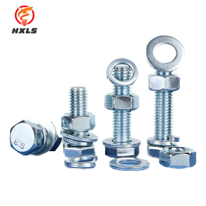 Wholesale High Quality M6-M36 Galvanized Hexagon <strong>Head</strong> Bolts Nuts <strong>DIN933</strong> DIN931 8.8 Grade Steel 16mm Length Stainless Finish - Product Image 5