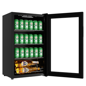 ตู้แช่เครื่องดื่มไฮเนเก้น 86 ลิตร 4 ชั้น ปรับระดับได้ ระบบละลายน้ำแข็งอัตโนมัติ ตู้เย็นขนาดกะทัดรัดสำหรับเก็บเบียร์ - Product Image 5