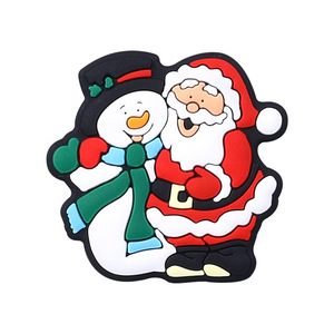 2025 Nueva alta calidad Navidad silicona dibujos animados DIY ornamento Santa Focus cuentas muñeco de nieve cuentas sueltas venta al por mayor listo para enviar - Product Image 4