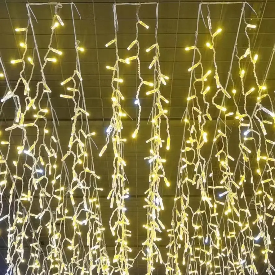 Lâmpadas led de decoração de natal, multicoloridas, venda quente, moderna, luzes