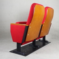 Vente chaude chaise pliante à dossier bas abordable chaise d'auditorium prix chaise de théâtre pour l'église
