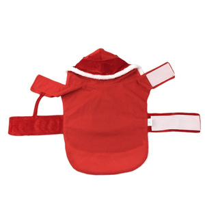 Vêtements de Noël pour chien, costume amusant de Père Noël monté sur un renne, tenue de Noël pour animal de compagnie, vêtements d'hiver ajustables pour chien, vêtements pour <span class=keywords><strong>chiot</strong></span> de grande taille - Product Image 6
