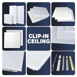 Plafond suspendu moderne en aluminium <span class=keywords><strong>60x60</strong></span> pour bureaux et hôtels, forme carrée, imperméable, ignifuge, perforé, décoratif - Product Image 3