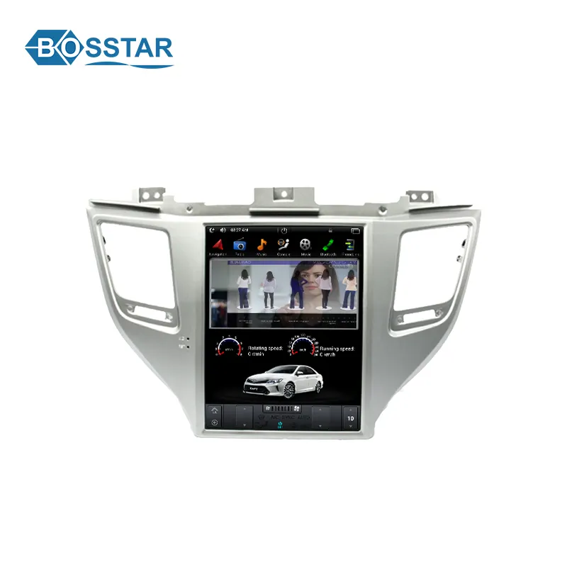 Bosstar Tesla Auto Auto Video Stil Autoradio für Hyundai Tucson ix35 2015 Autoradio
