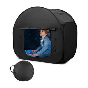 Custom Black Oxford Square Single Layer <b>Waterproof</b> Anti-UV Cube Pop-up Portable Camping Tailgate <b>Tent</b> - Product Image 2
