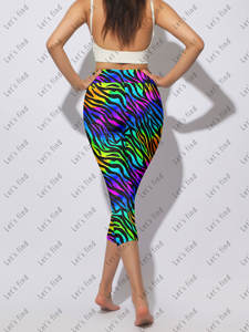 Без минимального заказа/Индивидуальный дизайн/Дропшиппинг/Оптовая продажа. Новые модели: леггинсы для фитнеса и йоги с высокой талией, утягивающие живот, бесшовные, больших размеров, персонализированная одежда. - Product Image 5