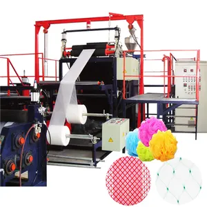 Rede de máquina de extrusão, máquina de rede de bola de banho para brinquedos embalagem de vegetais linha de produção de rede de plástico
