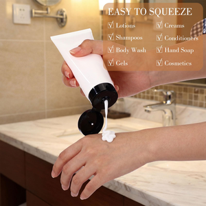 Botellas de Plástico Transparente con Tapón de Presión, Envases Vacíos para Almacenamiento de Cosméticos, para Cuidado de la Piel, Muestras de Ducha, Envases para Lociones y Champús - Product Image 4