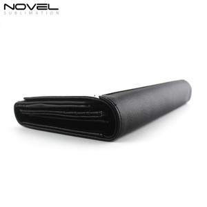 Portefeuilles pour femmes en cuir PU personnalisables, à trois volets, à sublimer, pour femme - Product Image 3