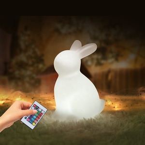 Chất Lượng Cao Bunny Bé Thỏ LED Đèn Ban Đêm Trẻ Em Đèn Động Vật Hình Thỏ Đèn Bàn Cho Trẻ Em Phòng Ngủ Trang Trí Quà Tặng - Product Image 1