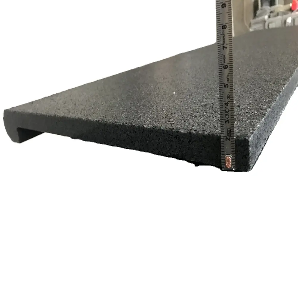 Кунжутное черное гранитное покрытие для бассейна G654 с пылкой и матовой поверхностью