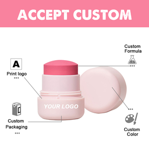Vente en gros de crème poudre hybride texture blush stick logo personnalisé fard à joues hydratant pour le contour du visage mat et miroitant - Product Image 5