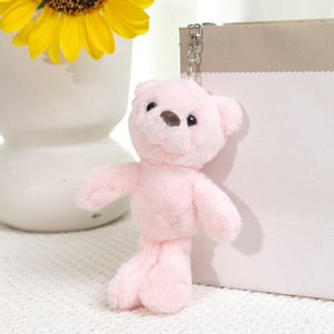 Porte-clés en peluche lapin doux et moelleux de la marque KM, porte-clés portable, <span class=keywords><strong>mini</strong></span> animal en peluche pour la Saint-Valentin - Product Image 4