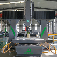 Ruteadora CNC 3D de 5 Ejes BCAMCNC 1325 de Alta Precisión para la Fabricación de Moldes en la Industria de la Espuma
