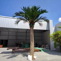 Arbres artificiels anti-UV de grande taille, palmiers géants, cocotiers, décoration extérieure pour l'aménagement paysager, directement de l'usine