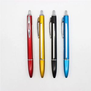 Stylo bille promotionnel en plastique grande capacité avec bannière personnalisée, encre bleue/noire, pour usage bureautique et scolaire - Product Image 3