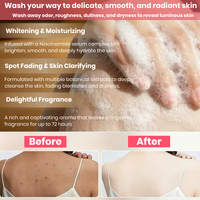 Gel Douche Éclaircissant Corporel à la Niacinamide pour l'Uniformisation du Teint et l'Atténuation des Taches Brunes